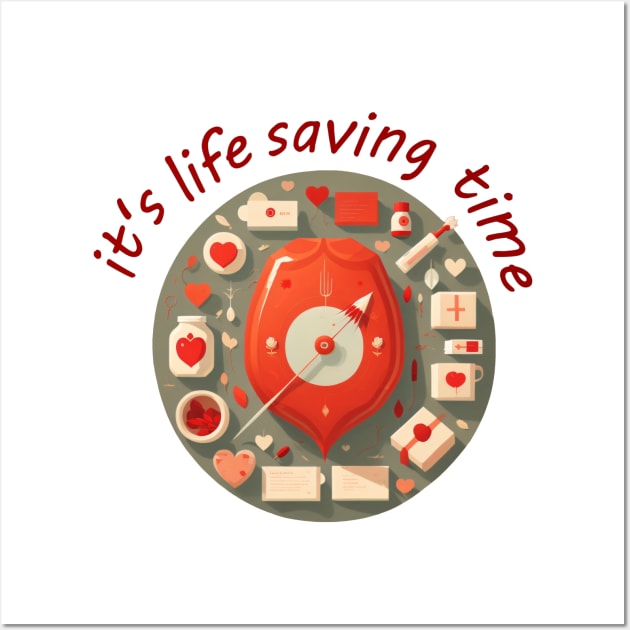 Save life time Wall Art by Virshan